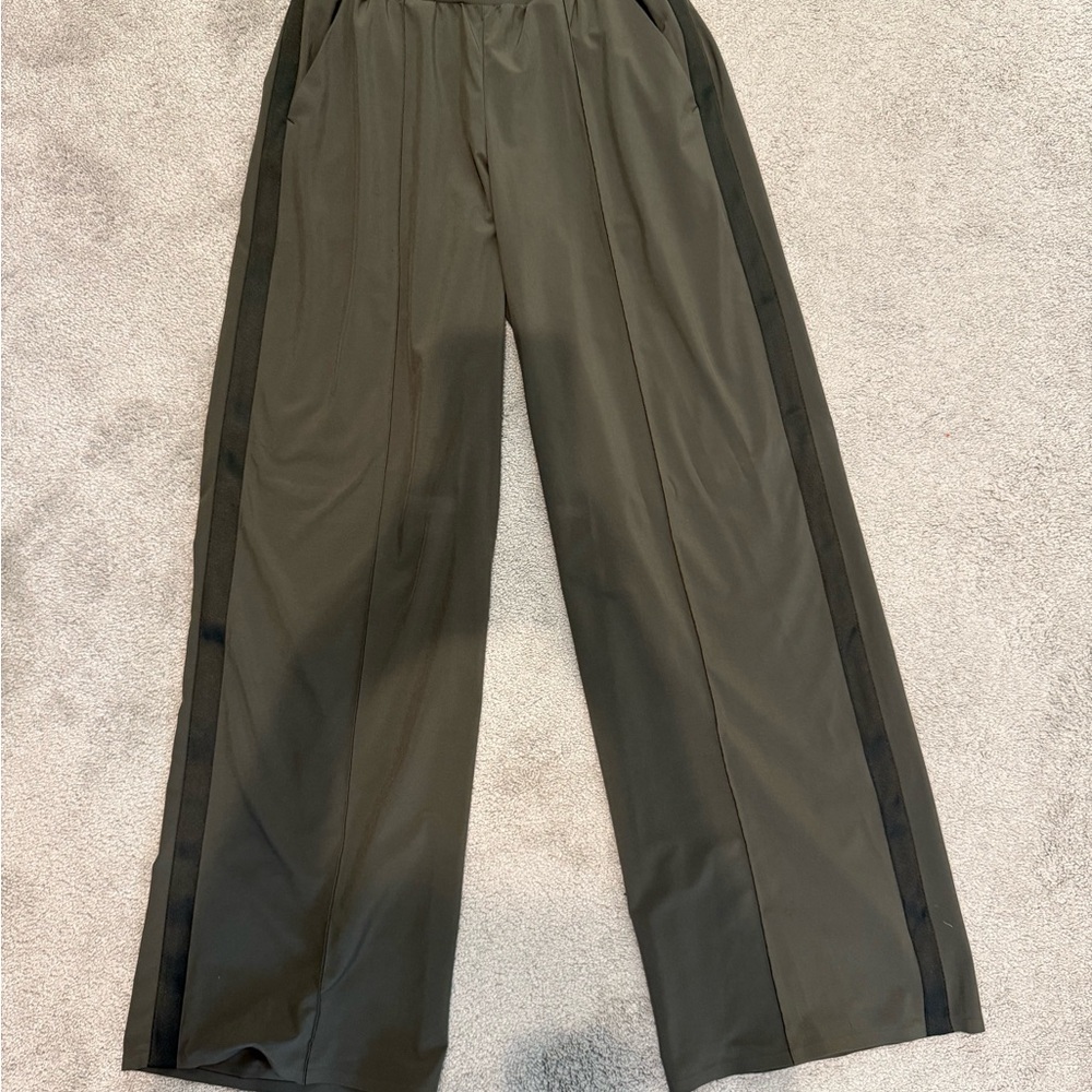 Women’s Olive Green Nolita Wide Leg Pants - 2P